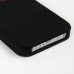 iPhone SE 5 5s - 3D Silicone Soft Cartoon Cute Protective Phone Cover Case - Black Cat
